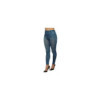 Legging bleu style jean moulant avec impressions sur poches 